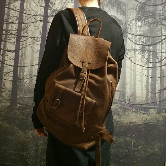Rowdy Other - Rowdy Leather Rucksack Handmade rugged leather